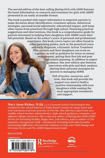 Raising Girls With ADHD achterzijde