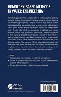 Homotopy-Based Methods in Water Engineering achterzijde