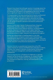 Teacher Professional Vision: Empirical Perspectives achterzijde