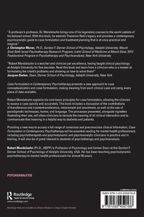 Case Formulation in Contemporary Psychotherapy achterzijde