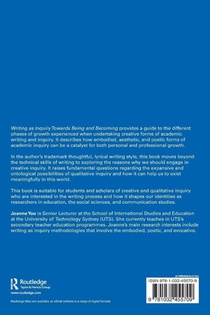 Writing as Inquiry Towards Being and Becoming achterzijde