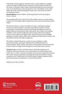 Media, Economy and Society achterzijde