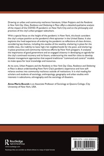 Urban Preppers and the Pandemic in New York City achterzijde