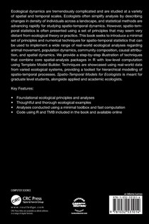 Spatio-Temporal Models for Ecologists achterzijde