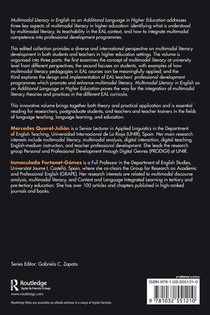 Multimodal Literacy in English as an Additional Language in Higher Education achterzijde