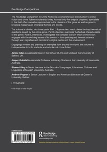 The Routledge Companion to Crime Fiction achterzijde