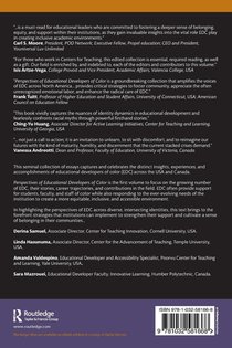 Perspectives of Educational Developers of Color achterzijde