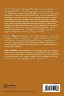 Evaluative Practice in Learning, Design, and Technology achterzijde