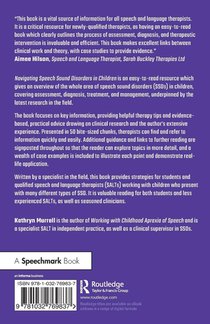 Navigating Speech Sound Disorders in Children achterzijde