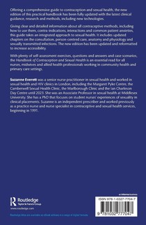 Handbook of Contraception and Sexual Health achterzijde