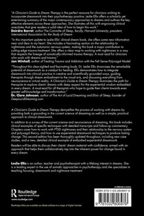 A Clinician’s Guide to Dream Therapy achterzijde