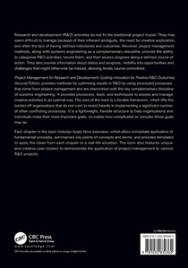 Project Management for Research and Development achterzijde