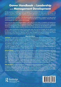 Gower Handbook of Leadership and Management Development achterzijde