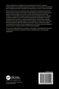Women-Led Innovation and Entrepreneurship achterzijde