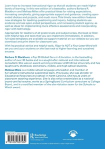 Rigor Is NOT a Four-Letter Word achterzijde