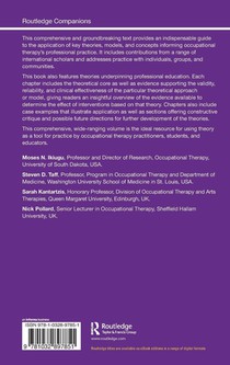Routledge Companion to Occupational Therapy achterzijde
