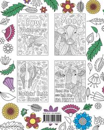 Cow Coloring Book achterzijde