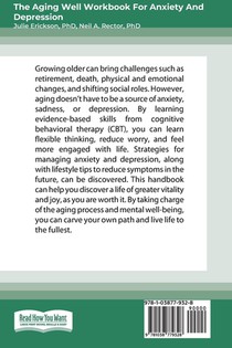 The Aging Well Workbook for Anxiety and Depression achterzijde