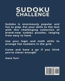 Sudoku Challenge achterzijde
