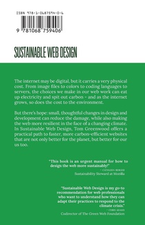 Sustainable Web Design achterzijde