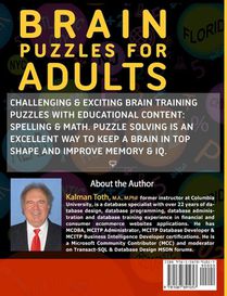Brain Puzzles for Adults achterzijde