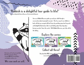 Rubbish Raccoon achterzijde