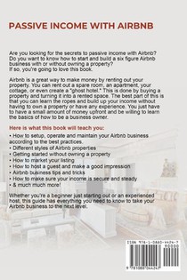 Passive Income With Airbnb achterzijde