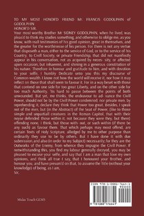 Leviathan - THE MATTER, FORME, & POWER OF A COMMON-WEALTH ECCLESIASTICAL AND CIVILL achterzijde