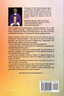 Greater Exploits - 17 Featuring - Andrew Murray in the two Covenants; Deeper Christian Life; .. achterzijde