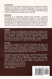 WHITTLING FOR BEGINNERS achterzijde