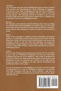 WHITTLING FOR BEGINNERS achterzijde