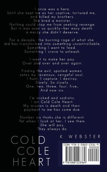 Cold Cole Heart achterzijde