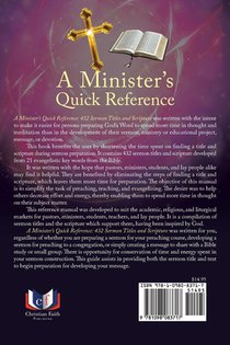 A Minister's Quick Reference achterzijde