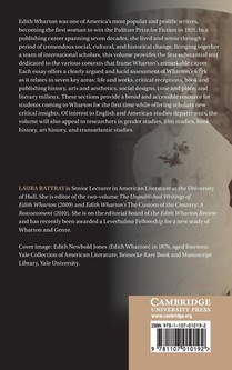 Edith Wharton in Context achterzijde