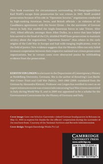 Allen Dulles, the OSS, and Nazi War Criminals achterzijde