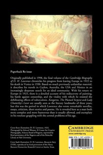 D. H. Lawrence: Dying Game 1922–1930 achterzijde