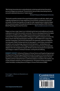 The Psychology of Fatigue achterzijde