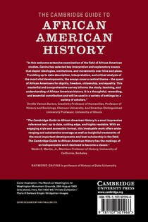 The Cambridge Guide to African American History achterzijde