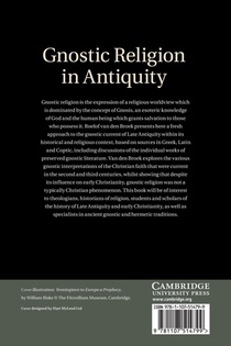 Gnostic Religion in Antiquity achterzijde
