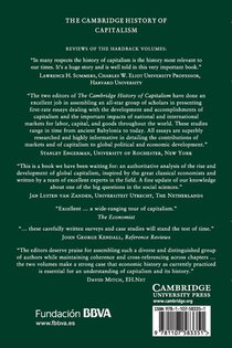 The Cambridge History of Capitalism: Volume 2, The Spread of Capitalism: From 1848 to the Present achterzijde