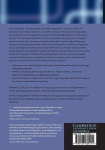 The Cambridge Handbook of Linguistic Code-switching achterzijde