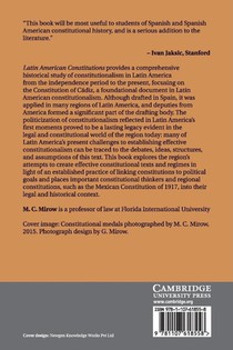 Latin American Constitutions achterzijde