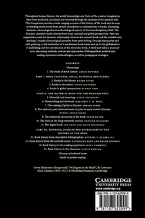 The Cambridge Companion to the History of the Book achterzijde