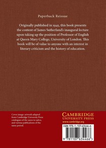 English in the Universities achterzijde