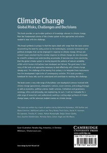 Climate Change: Global Risks, Challenges and Decisions achterzijde