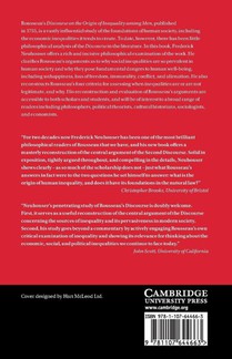 Rousseau's Critique of Inequality achterzijde