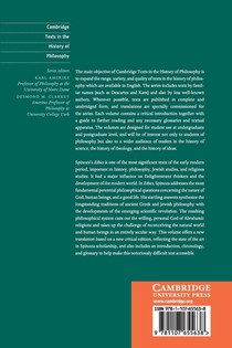 Spinoza: Ethics achterzijde
