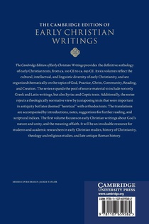 The Cambridge Edition of Early Christian Writings: Volume 1, God achterzijde