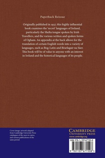 The Secret Languages of Ireland achterzijde