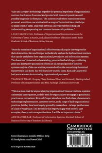 Organizations and Unusual Routines achterzijde